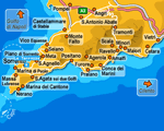 Mappa Costiera Amalfitana